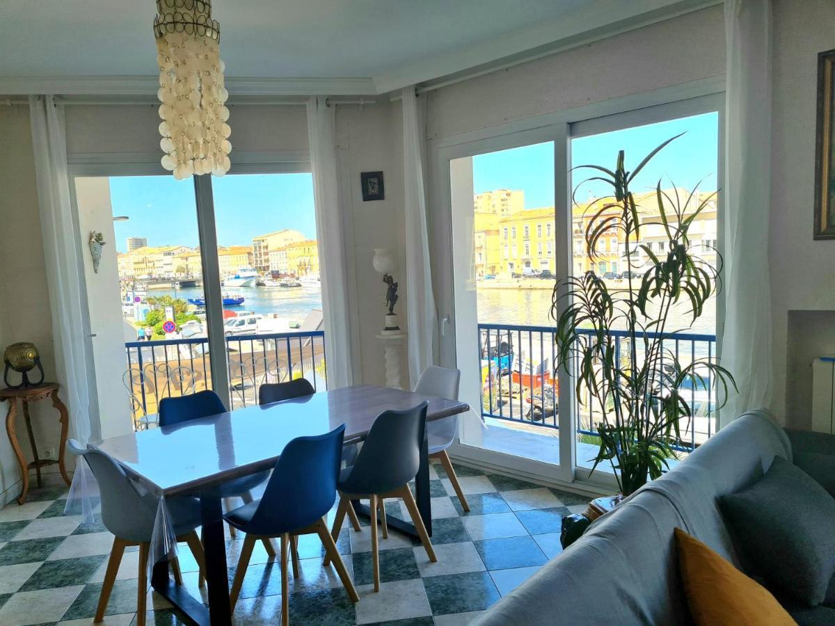 Grand Appartement 109m2 Vue sur quai centre ville,wifi Sète Extérieur photo